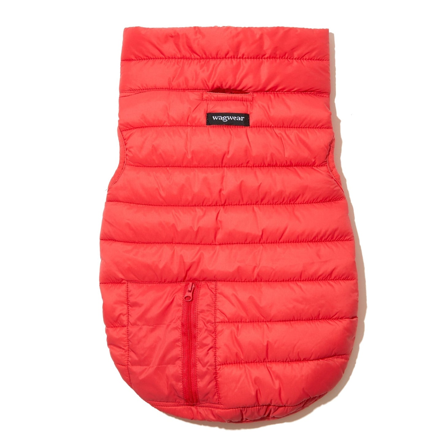 Reversible Water-Resistant Puffer Jacket Vest in Cobalt Blue and Aqua
