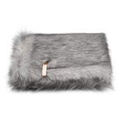 Ultimate Faux Fur Dog Blanket in Silver - This Dog's Life