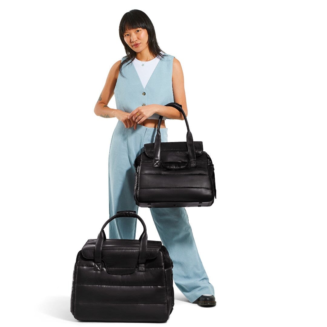 Padded Destination Dog Carrier in Jet Black