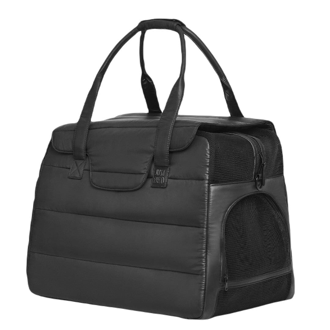Padded Destination Dog Carrier in Jet Black