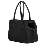 The Everyday Dog Carrier Bag in Black Canvas