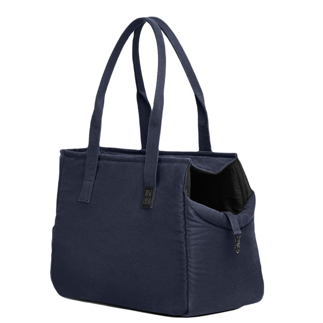 The Everyday Dog Carrier Bag in Navy Blue Canvas
