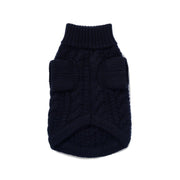 Cashmere Dog Sweater in Heather Gray