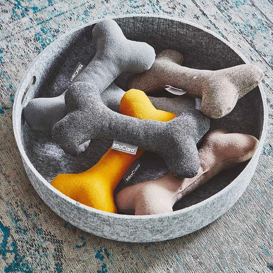 Cesto Dog Toy Basket in Black
