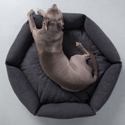 Hexagon Dog Bed in Gray Shadow - This Dog's Life
