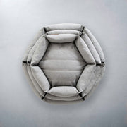 Hexagon Dog Bed in Stone Gray - This Dog's Life