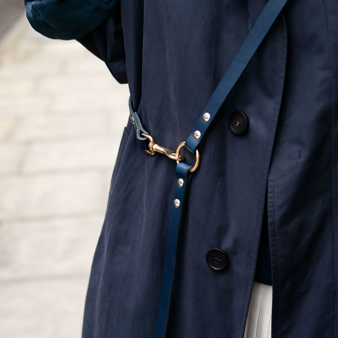 The Essential 5-in-1 Leather Leash in Black - This Dog's Life