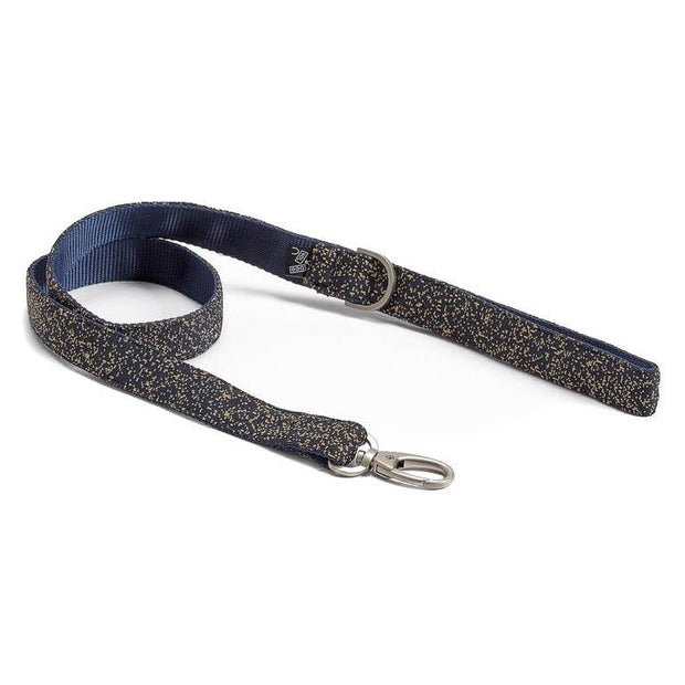 Adjustable Dog Leash in Indigo Blue Dotted Pattern - This Dog's Life