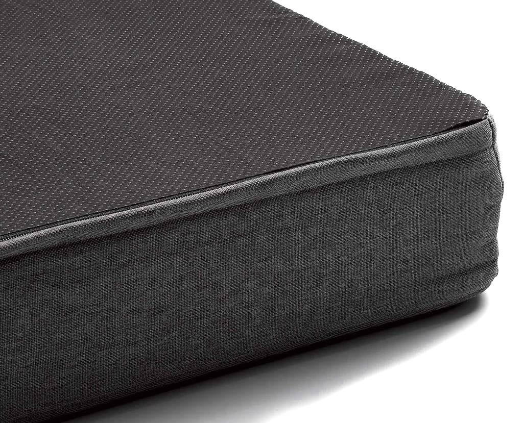 Memory Foam Dog Bed With Pillow in Silver Gray - This Dog's Life