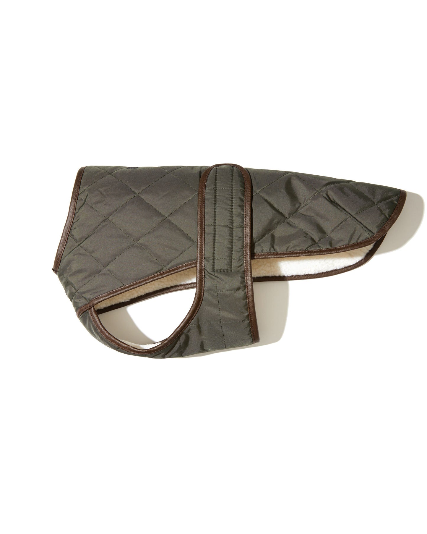 Quilted Water-Resistant Vest with Berber Fleece in Cherry Red