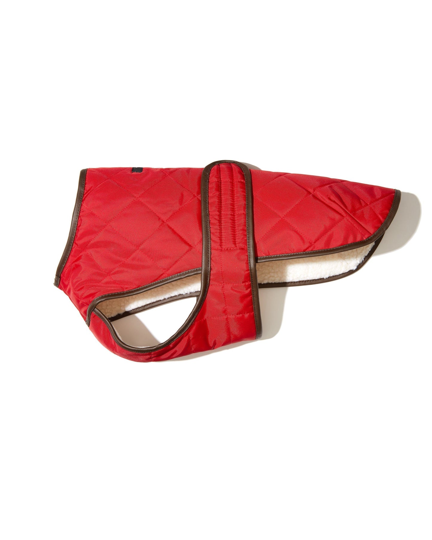 Quilted Water-Resistant Vest with Berber Fleece in Navy Blue