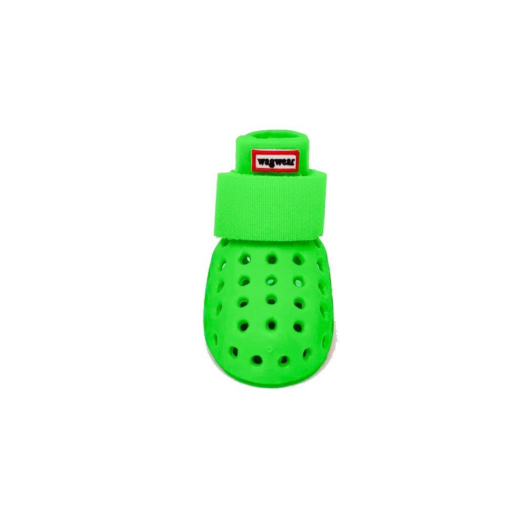 WagWellies Summer Paw Protector Dog Booties in Aqua Blue