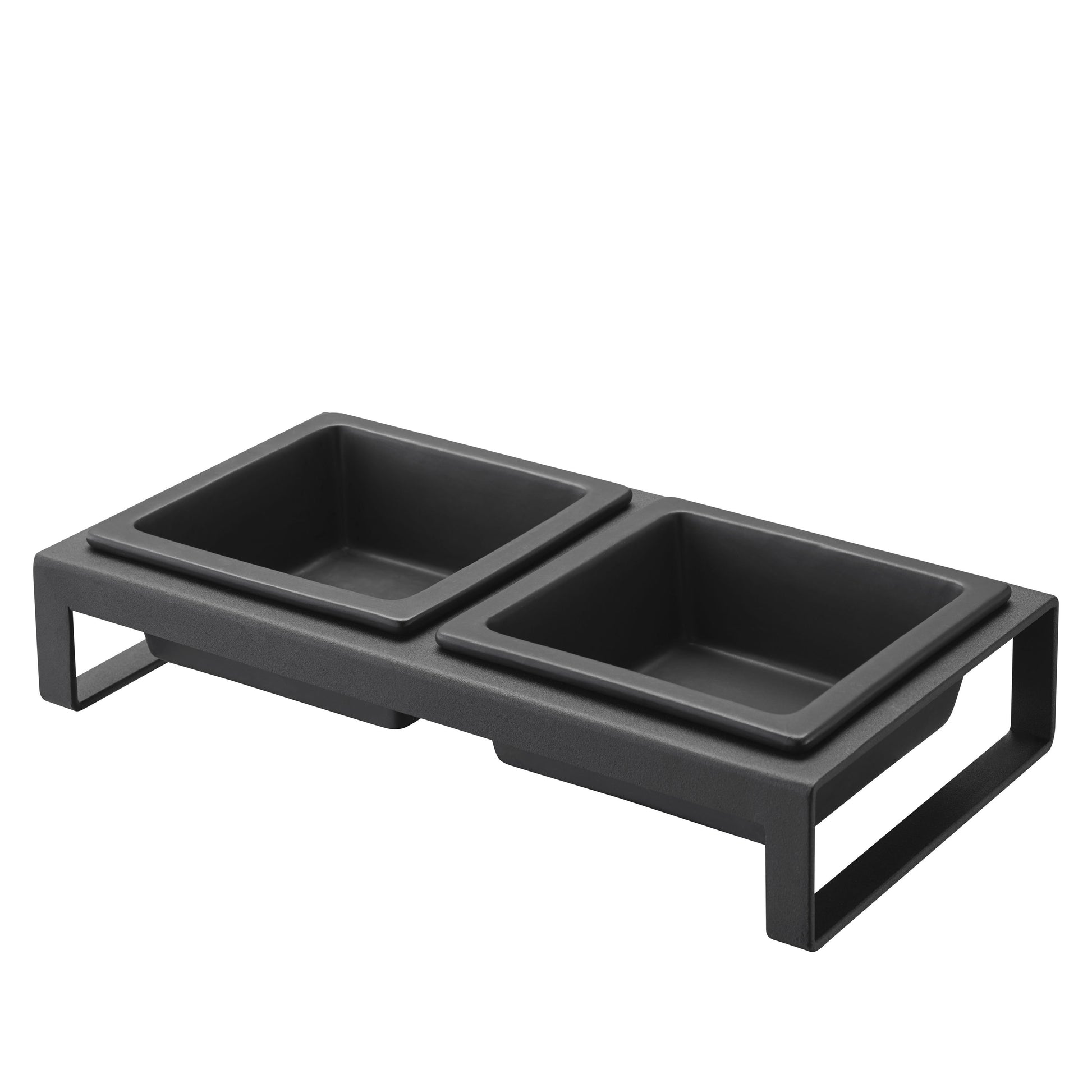 Modern Tip-Proof Dog Bowls in White - This Dog's Life
