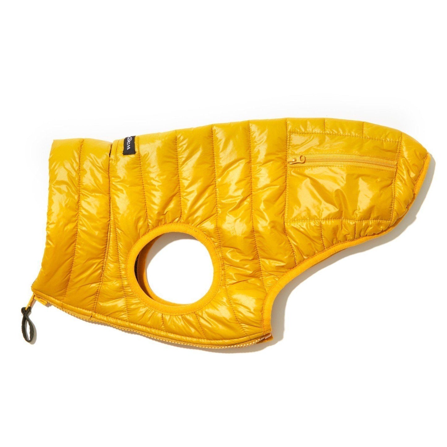 Reversible Water-Resistant Puffer Jacket Vest in Cobalt Blue and Aqua