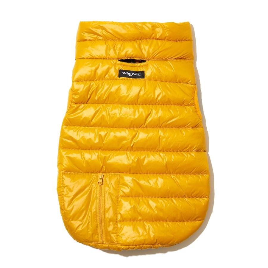 Reversible Water-Resistant Puffer Jacket Vest in Cobalt Blue and Aqua
