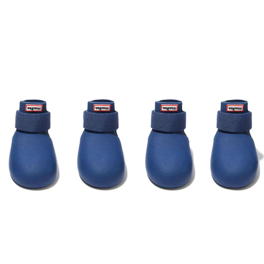WagWellies Dog Rubber Rain Booties in Azure Blue - This Dog's Life