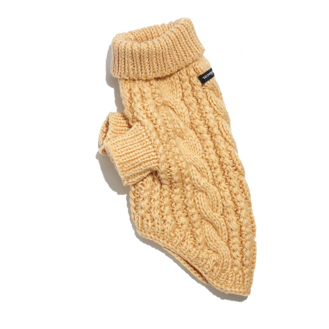 Wool Dog Sweater in Pine Green - This Dog's Life